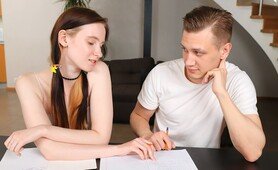 Hard sex after doing homework