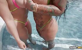 BANGBROS - Illustrious Nia Bleu And Busty Connie Perignon Share Derek's In A Hot Threesome