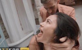 BRAZZERS - Rae Lil Black Doesn't Hesisate To Ride Her Bf Brother's Huge Cock Right Behind His Back
