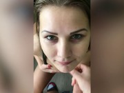 I came on my GF&rsquo;s filthy tits