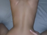 Babe around hotel she has tight vagina!